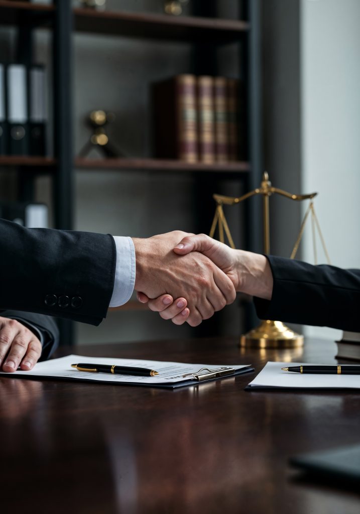 legal agreement handshake